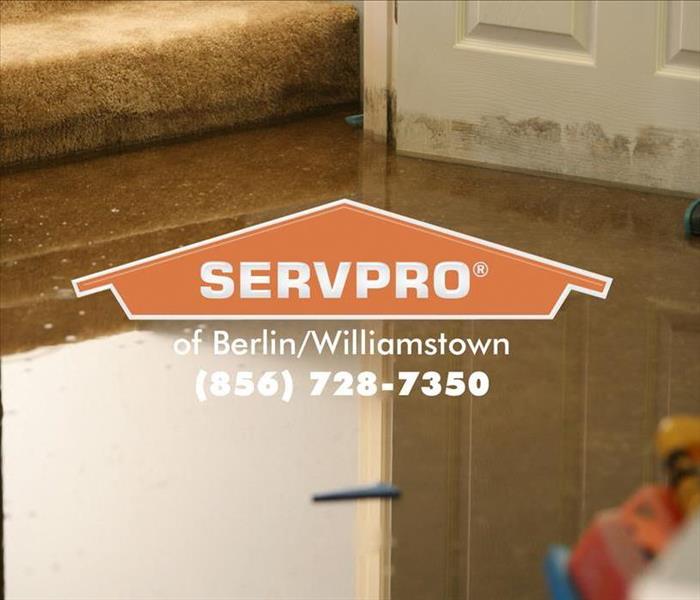 standing water on a floor in Williamstown, New Jersey. 